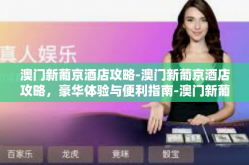 澳门新葡京酒店攻略-澳门新葡京酒店攻略，豪华体验与便利指南-澳门新葡京酒店攻略