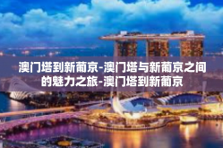 澳门塔到新葡京-澳门塔与新葡京之间的魅力之旅-澳门塔到新葡京