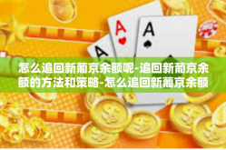 怎么追回新葡京余额呢-追回新葡京余额的方法和策略-怎么追回新葡京余额呢