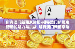 所有澳门新葡京赌场-揭秘澳门新葡京赌场的魅力与挑战-所有澳门新葡京赌场