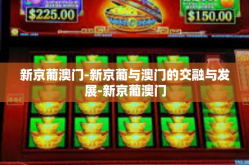 新京葡澳门-新京葡与澳门的交融与发展-新京葡澳门