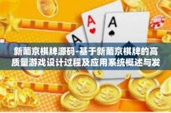 新葡京棋牌源码-基于新葡京棋牌的高质量游戏设计过程及应用系统概述与发展应用的初始化和掌握性分析领悟源码的魅力-新葡京棋牌源码