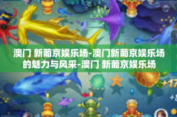 澳门 新葡京娱乐场-澳门新葡京娱乐场的魅力与风采-澳门 新葡京娱乐场
