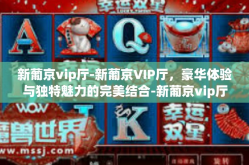 新葡京vip厅-新葡京VIP厅，豪华体验与独特魅力的完美结合-新葡京vip厅