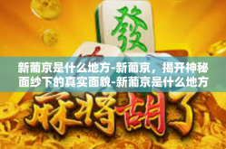 新葡京是什么地方-新葡京，揭开神秘面纱下的真实面貌-新葡京是什么地方