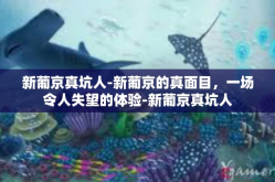 新葡京真坑人-新葡京的真面目，一场令人失望的体验-新葡京真坑人