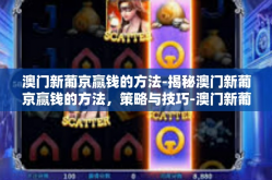 澳门新葡京赢钱的方法-揭秘澳门新葡京赢钱的方法，策略与技巧-澳门新葡京赢钱的方法