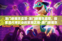 澳门新葡京直营-澳门新葡京直营，探索现代博彩业的繁荣之地-澳门新葡京直营