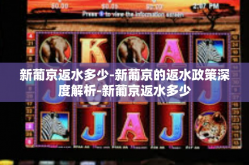 新葡京返水多少-新葡京的返水政策深度解析-新葡京返水多少