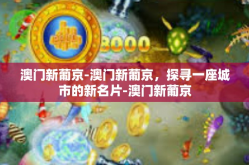 澳门新葡京-澳门新葡京，探寻一座城市的新名片-澳门新葡京
