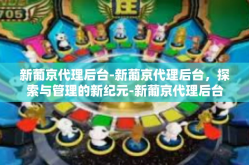 新葡京代理后台-新葡京代理后台，探索与管理的新纪元-新葡京代理后台