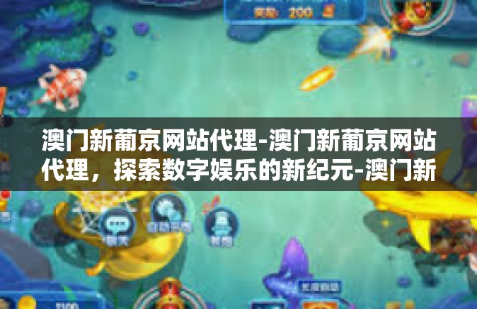 澳门新葡京网站代理-澳门新葡京网站代理，探索数字娱乐的新纪元-澳门新葡京网站代理
