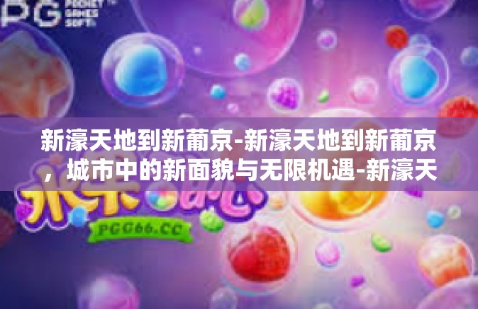 新濠天地到新葡京-新濠天地到新葡京，城市中的新面貌与无限机遇-新濠天地到新葡京
