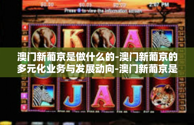 澳门新葡京是做什么的-澳门新葡京的多元化业务与发展动向-澳门新葡京是做什么的