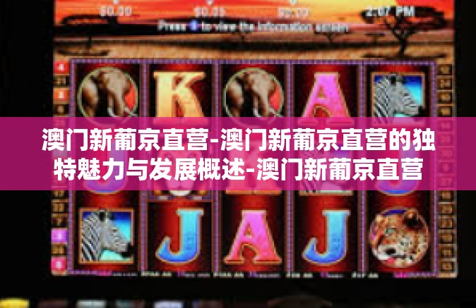 澳门新葡京直营-澳门新葡京直营的独特魅力与发展概述-澳门新葡京直营