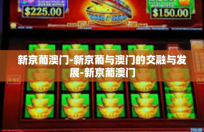 新京葡澳门-新京葡与澳门的交融与发展-新京葡澳门