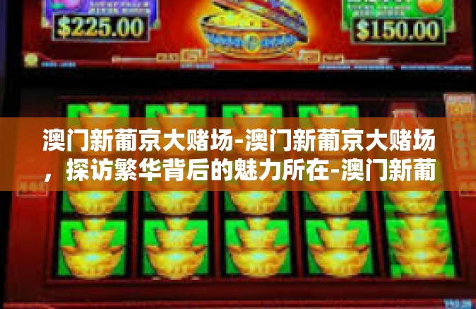 澳门新葡京大赌场-澳门新葡京大赌场，探访繁华背后的魅力所在-澳门新葡京大赌场