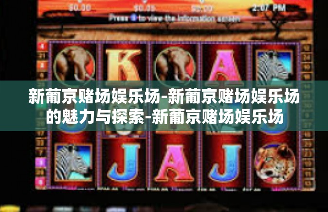 新葡京赌场娱乐场-新葡京赌场娱乐场的魅力与探索-新葡京赌场娱乐场