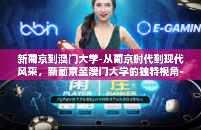 新葡京到澳门大学-从葡京时代到现代风采，新葡京至澳门大学的独特视角-新葡京到澳门大学