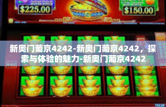 新奥门葡京4242-新奥门葡京4242，探索与体验的魅力-新奥门葡京4242